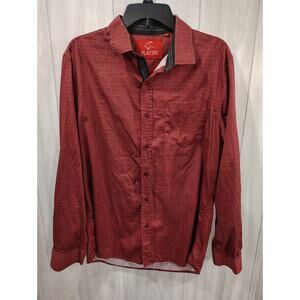Men's Platini Dress Shirt Size XL Hipster Office Business Casual Boho